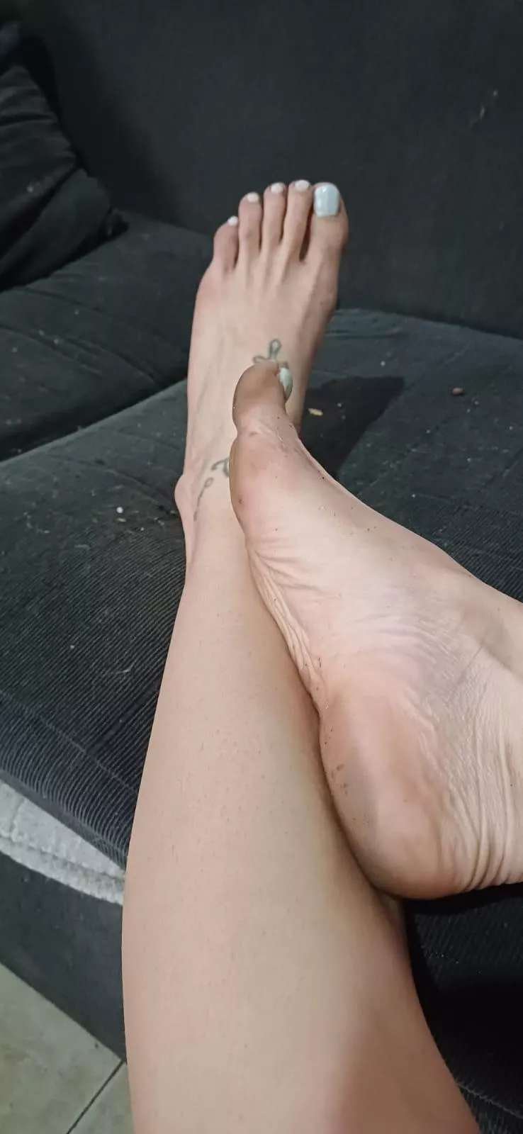 new fetish unlocked! do you like my soft feet? [Oc]