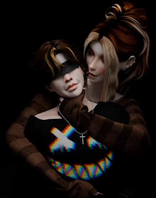 Not really NSFW but too wild for the sims4 sub apparently...