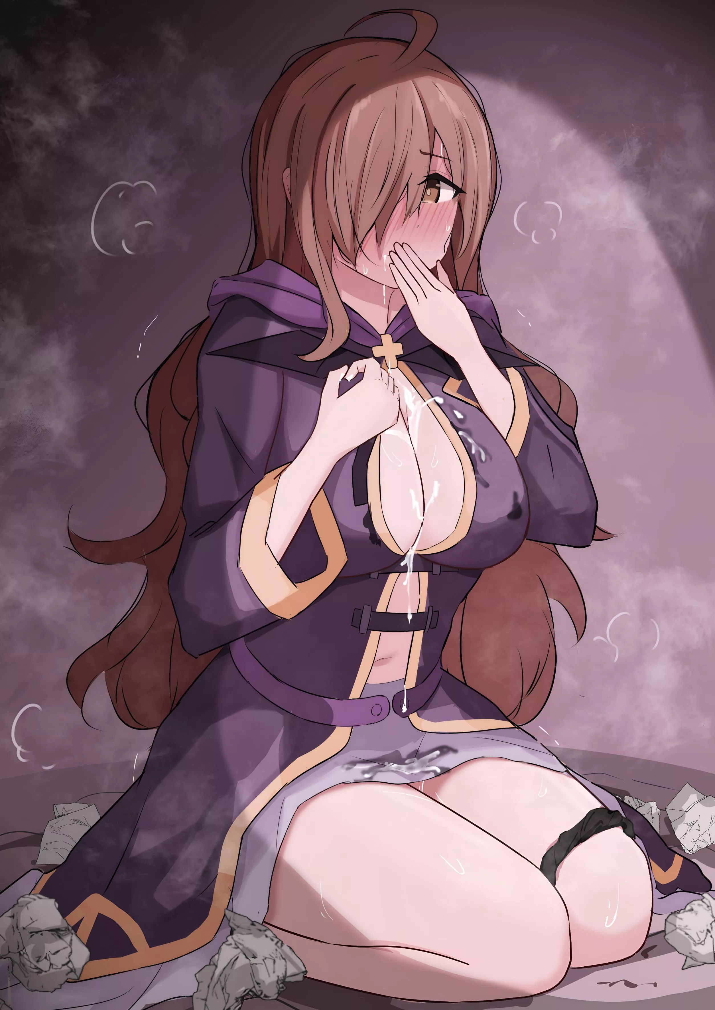 Oops... I made a mess! So embarrassing... 😳💦