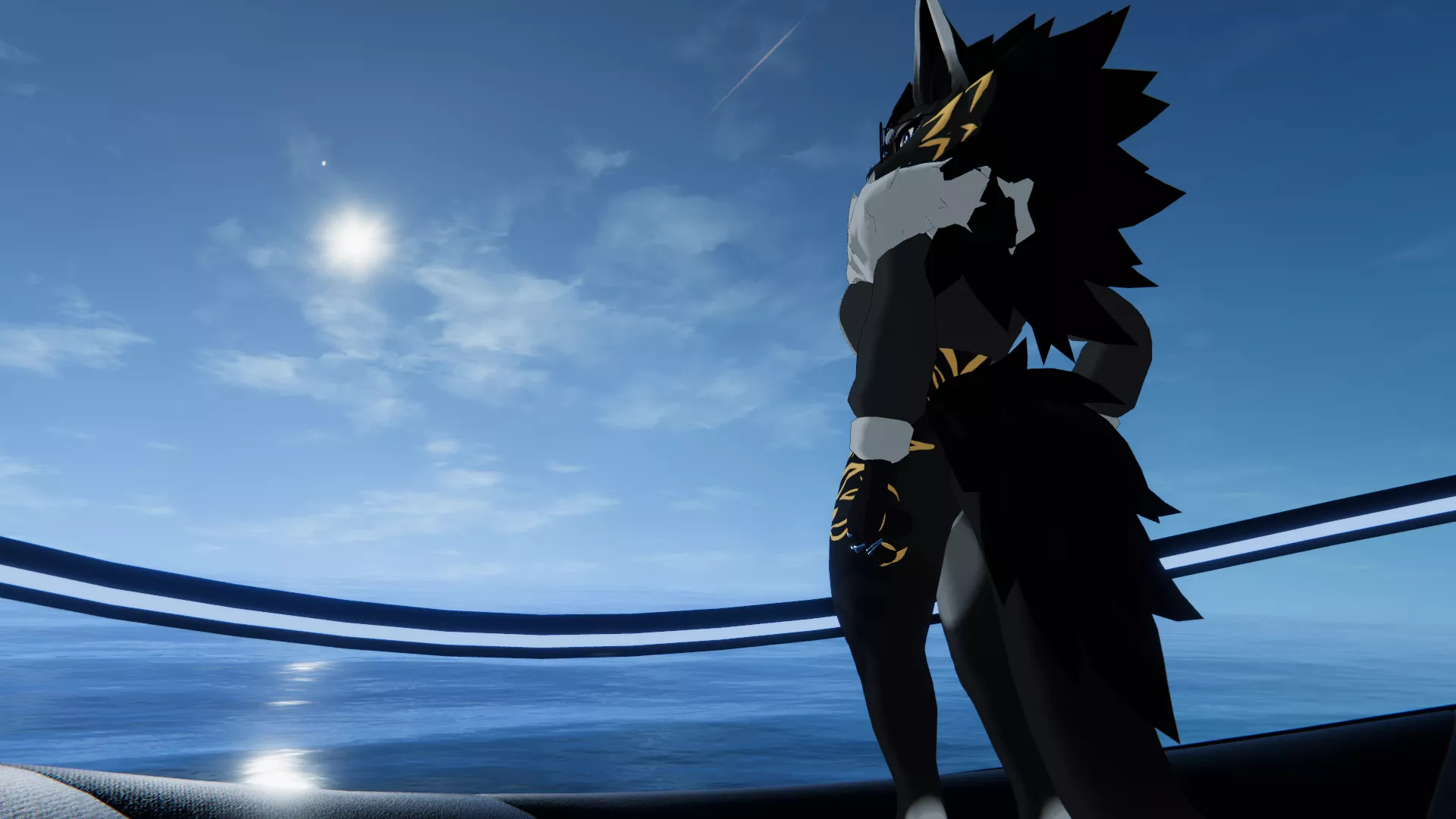 [PCVR FBT] Bored, got an hour or so to kill. It's either VRC or loosing my shit fighting Ibis for the 80th time.