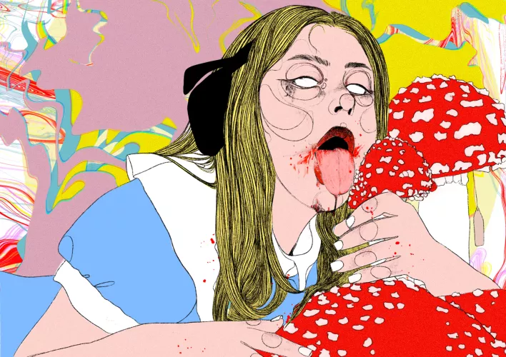 Please Alice, art by Anni Jyn 🍄🐇