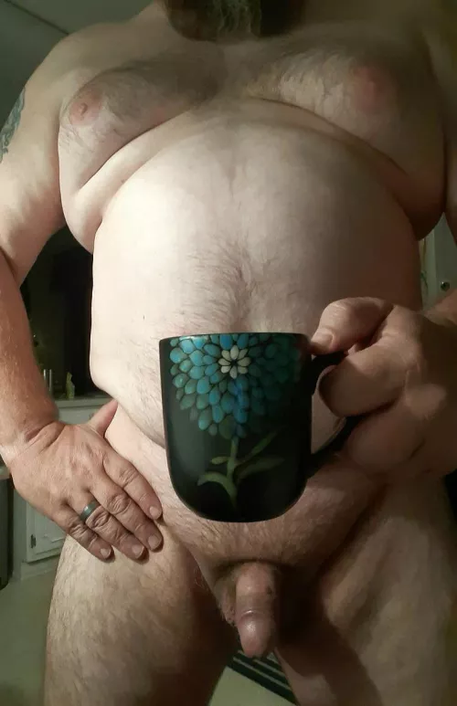 Saturday morning coffee cock anyone?