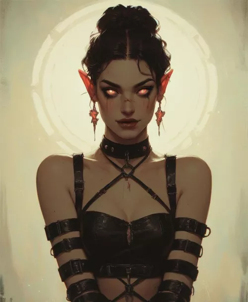 She’s looking deep into my soul