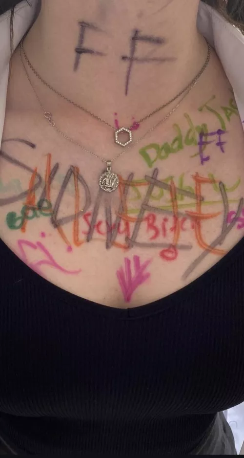 Signed by everyone that fucked me 