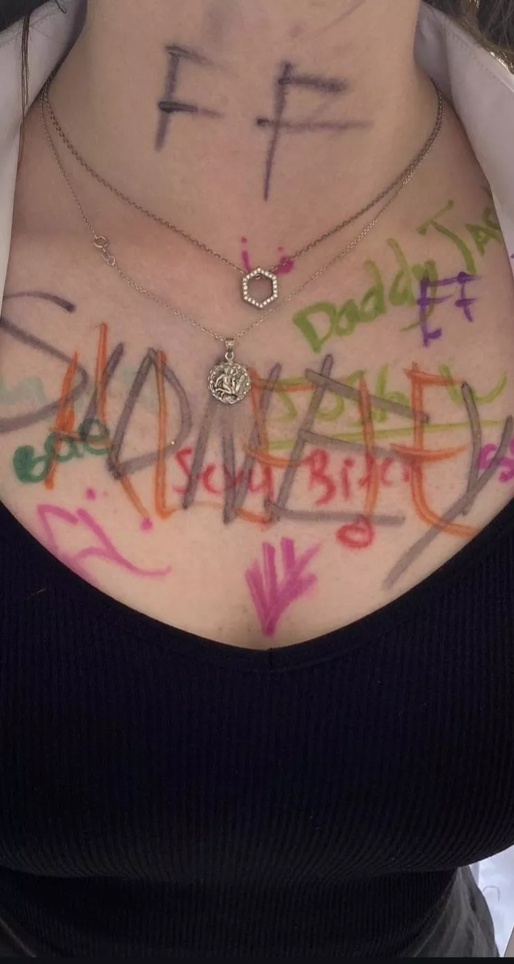 Signed by everyone that fucked me 