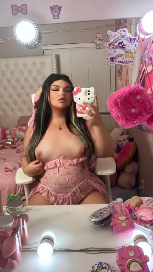 Suck on my small tits 