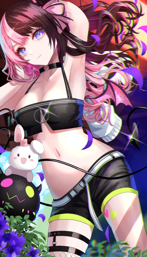 Tachibana Hinano in Towa’s dress [VSPO!]