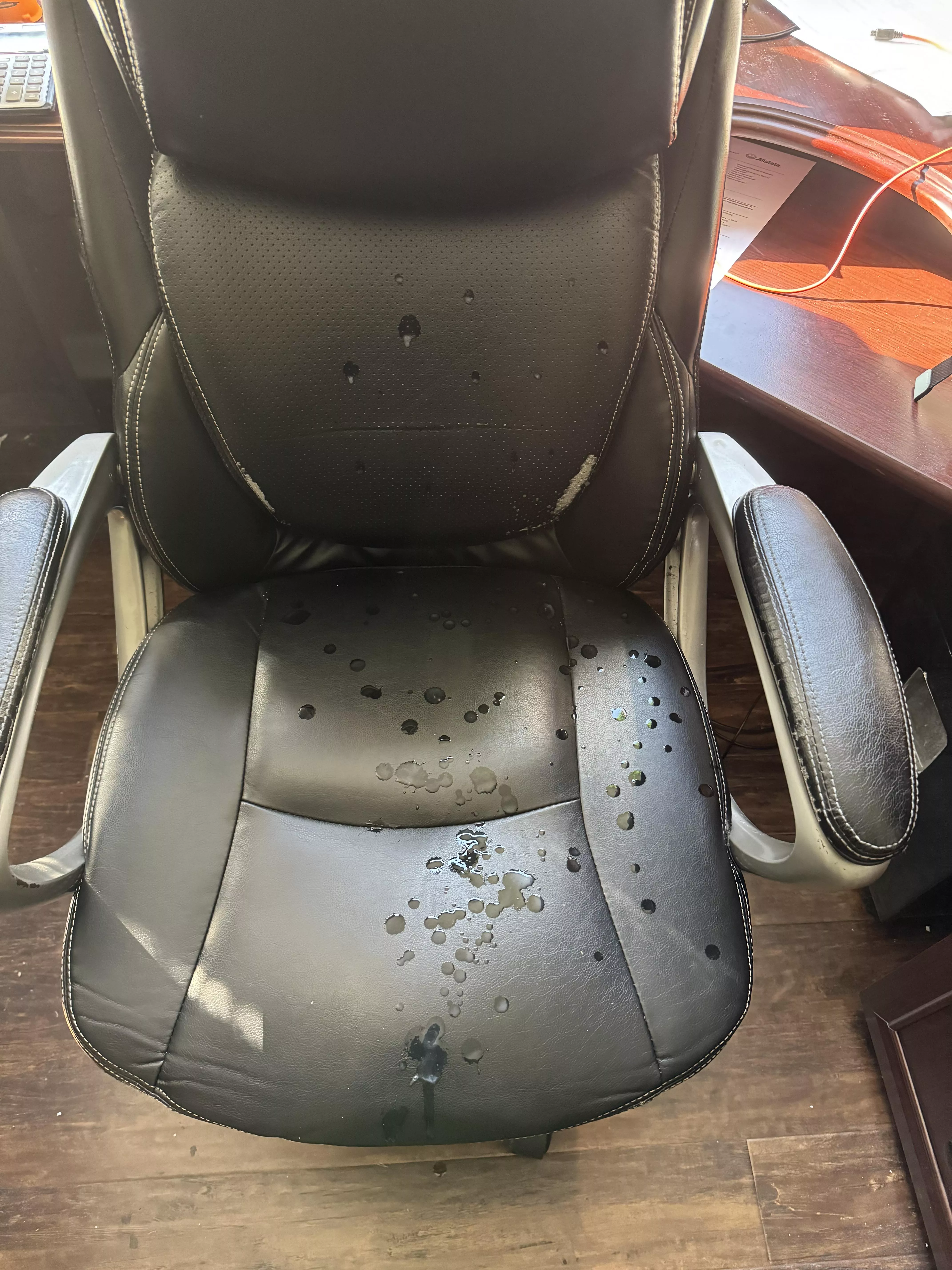 Tagged my office chair at work [35]