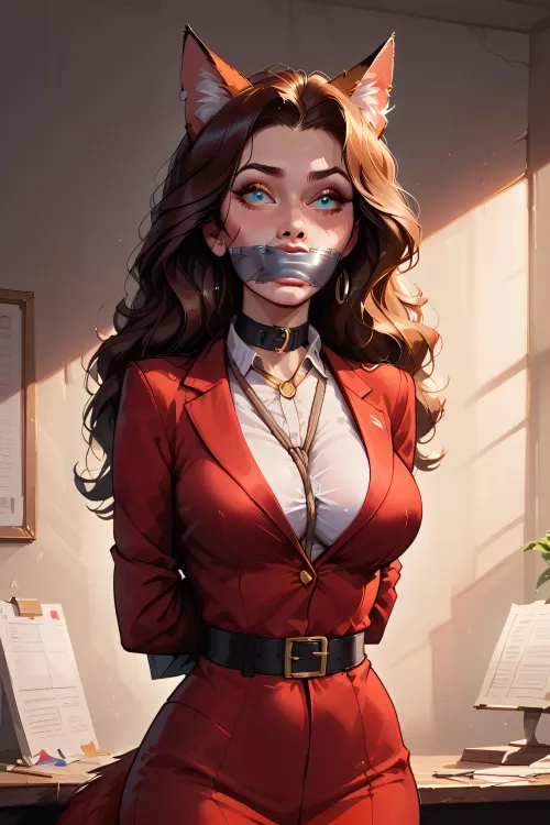 The Fox Who Spoke Too Much (PolkaDotDrawingAI)