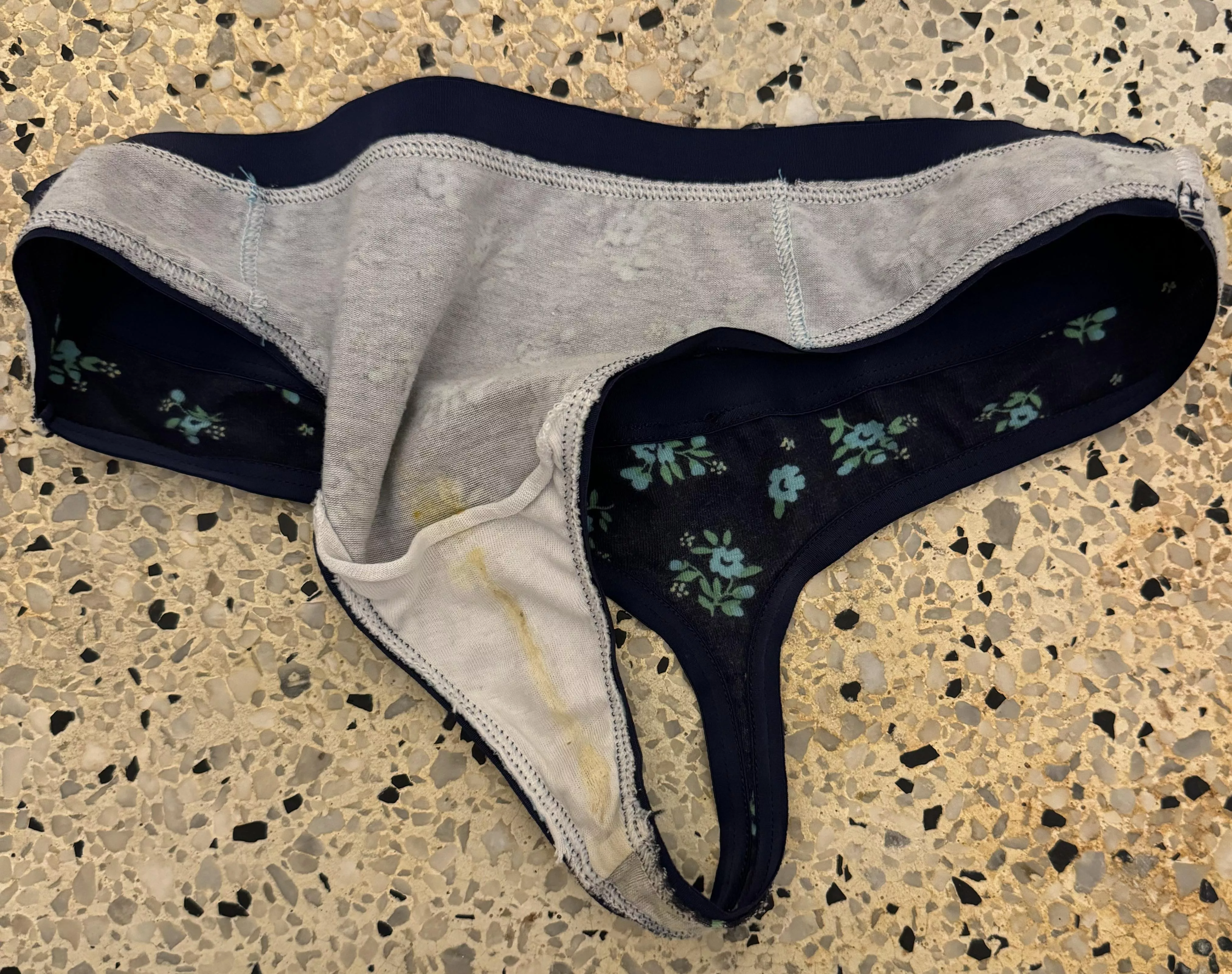 Thong buried in my wife