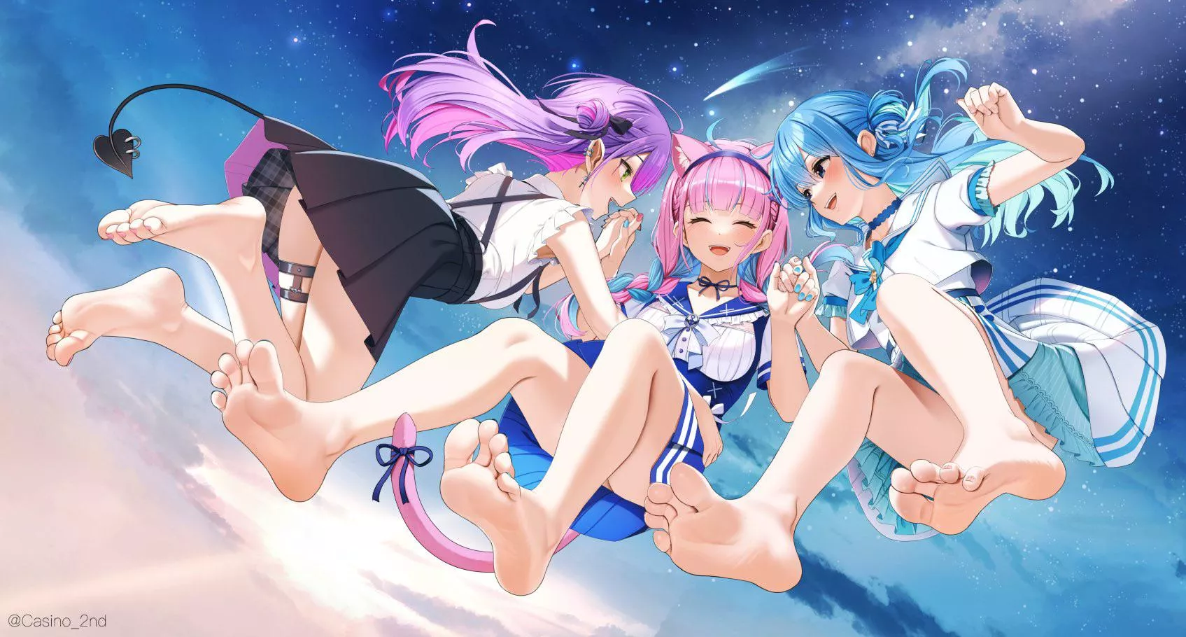 Towa, Aqua & Suisei (Hololive)