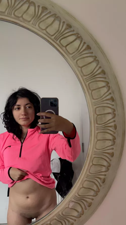 T-shirt only is how I roll