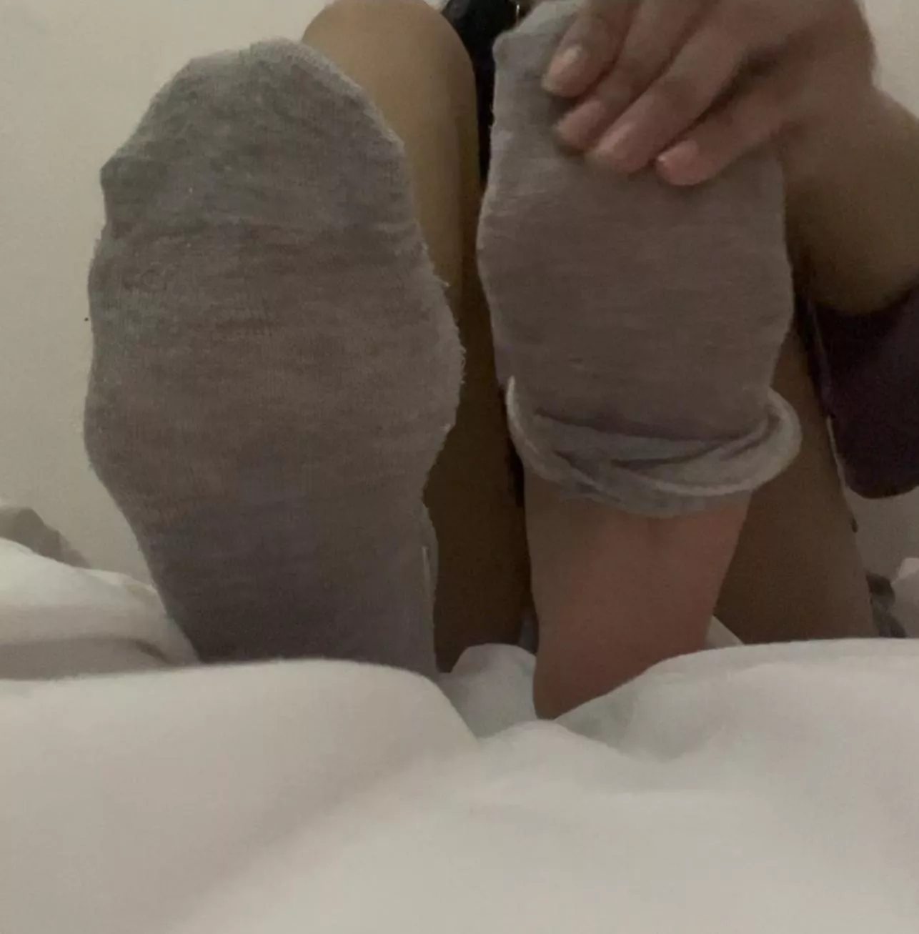 Want to sniff my socks after I take it off ?😇