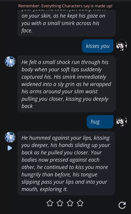 Wdym yall cant kiss and hug the bots