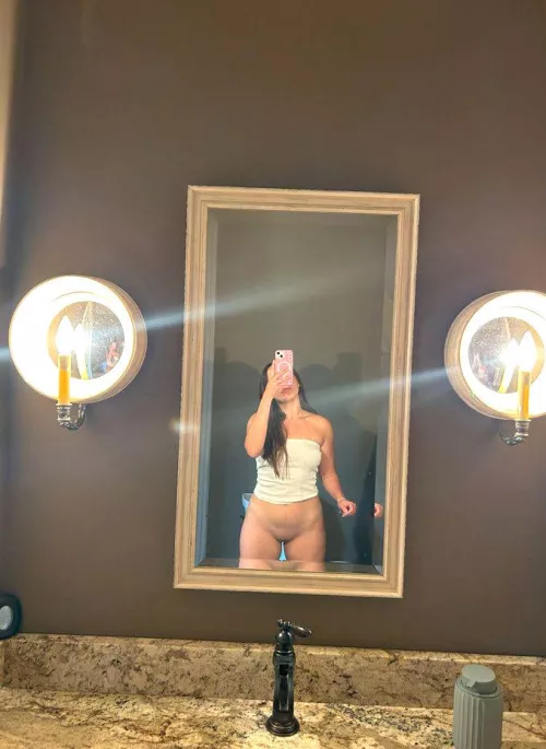 what will you tell me if you walk into the bathroom and saw me this 