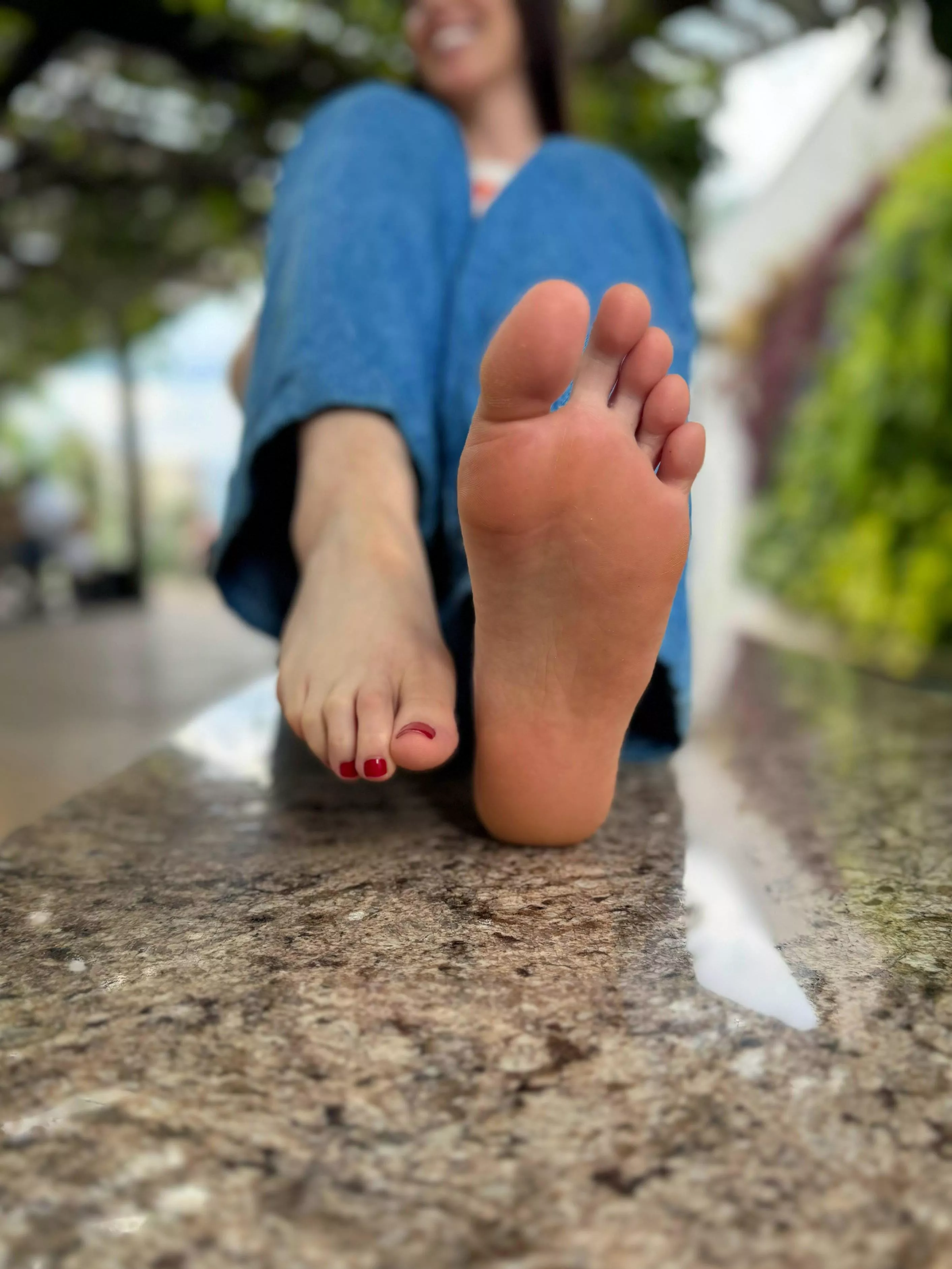Where would you start first... the soles or the toes?