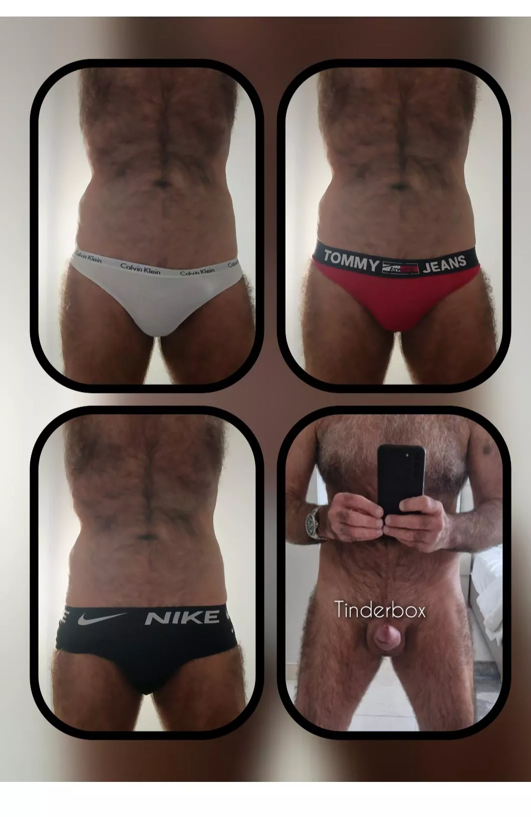 White, red, black or commando...