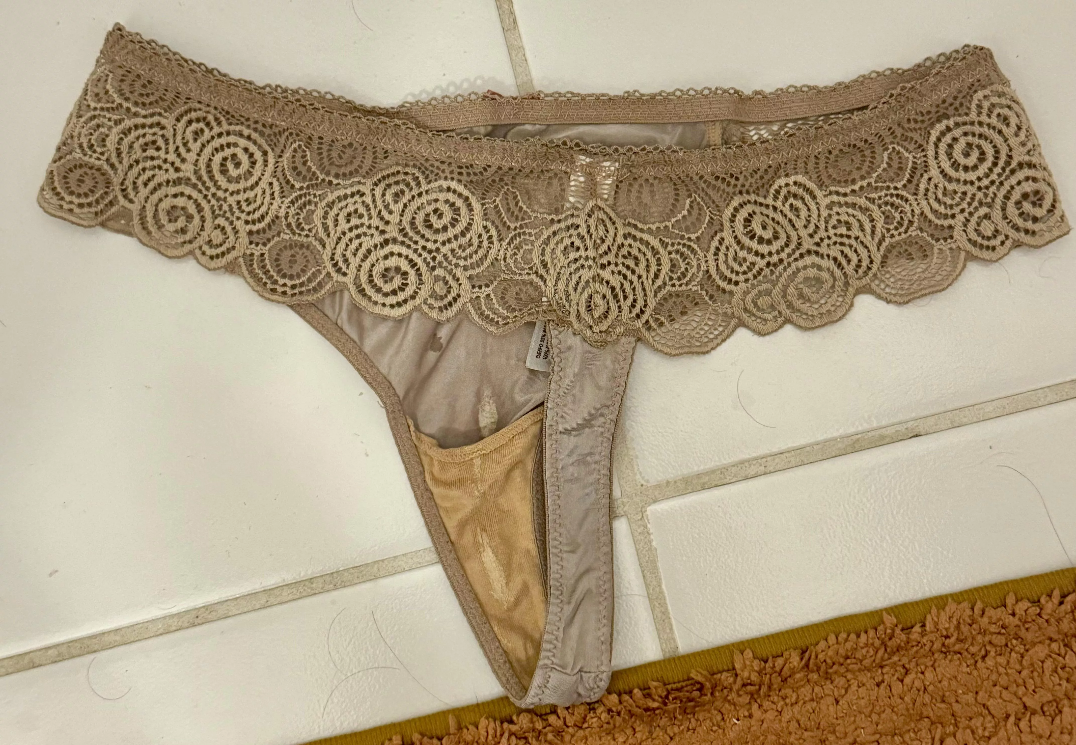 Wife’s creamy thong