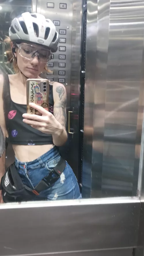 With clothes but really pride of my flatchested