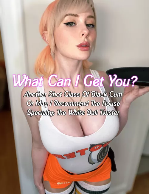 Would you go to BBC only Hooters to look at the snowbunny waitresses & check out their specials? 😳