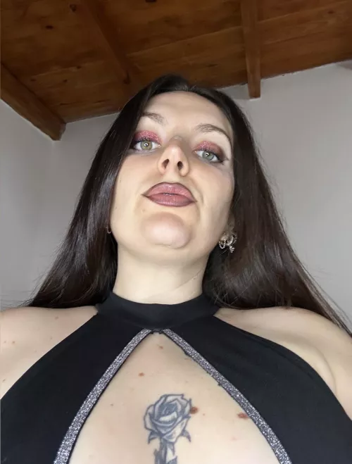 You look even more pathetic from up here, slave