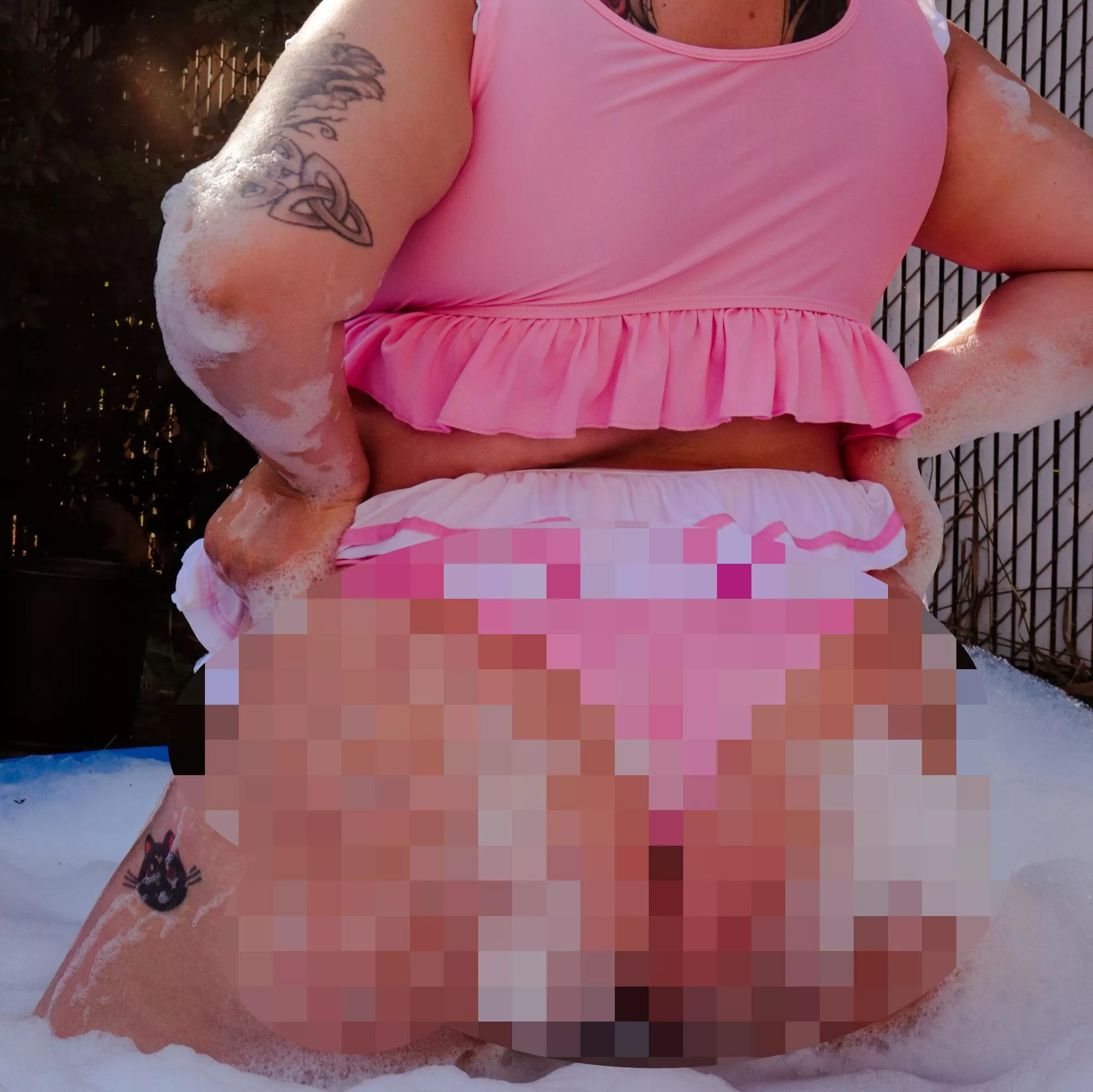 You thought you got to see my perfect, soaped up ass for free? 🤭