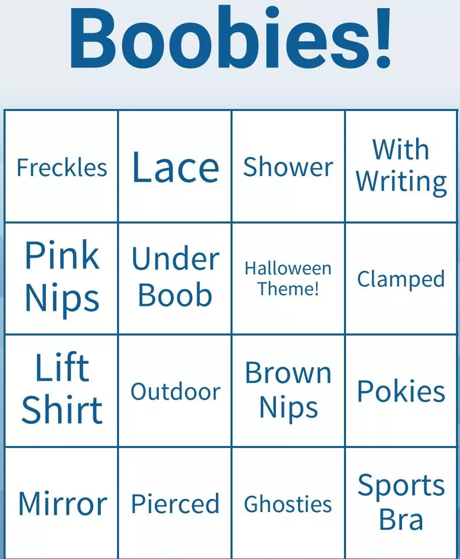29 [M4F] - Fresh Bingo Board!