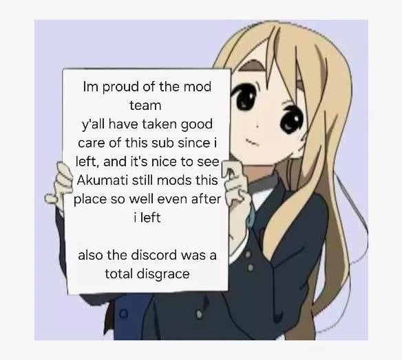 A message from the creator of this sub(Aka: Meee :D)