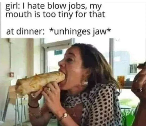 At least I can bite the burrito