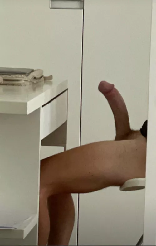 Bit of a different angle of my big cock 