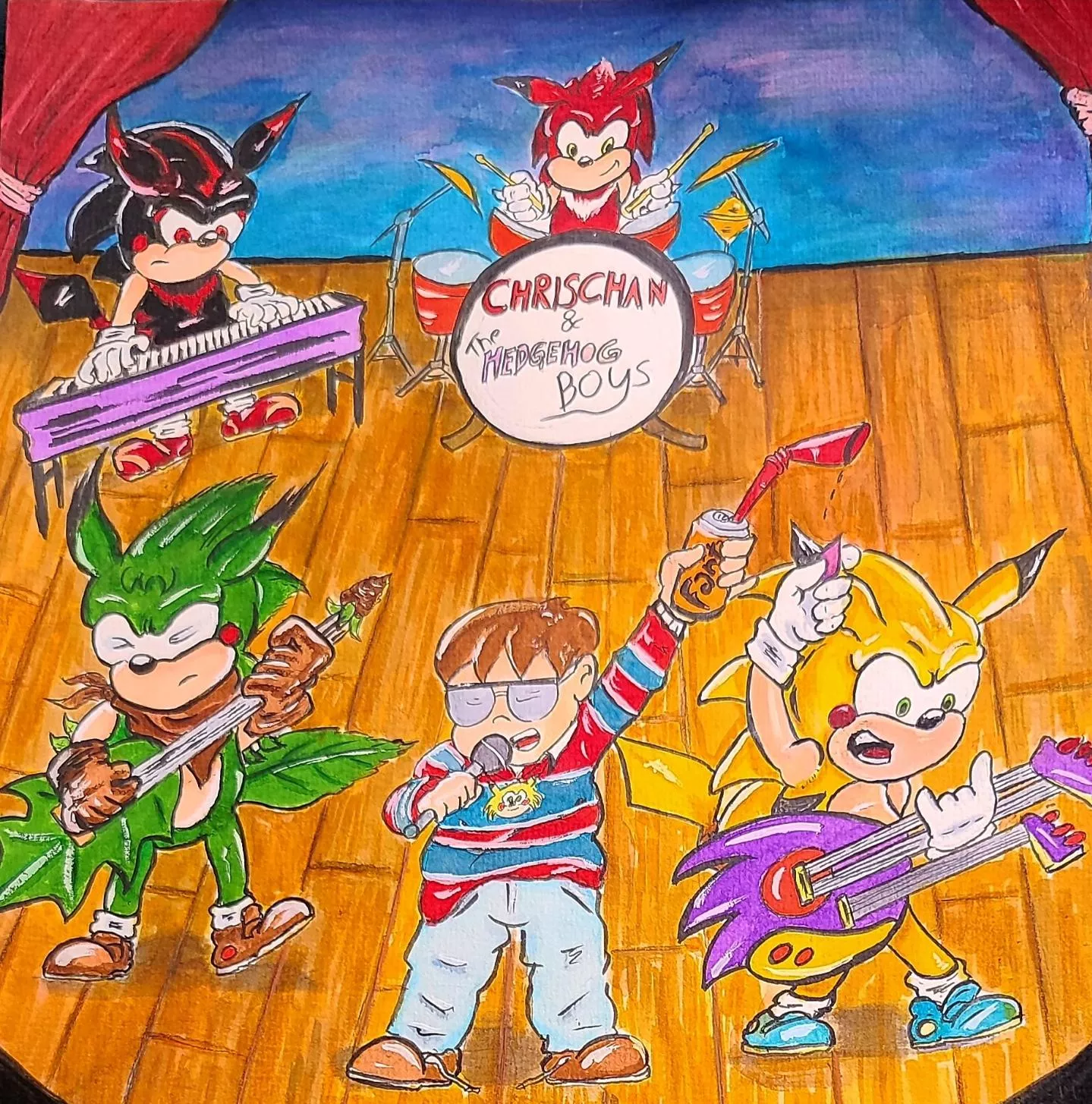 Chris chan and the hedgehog boys 