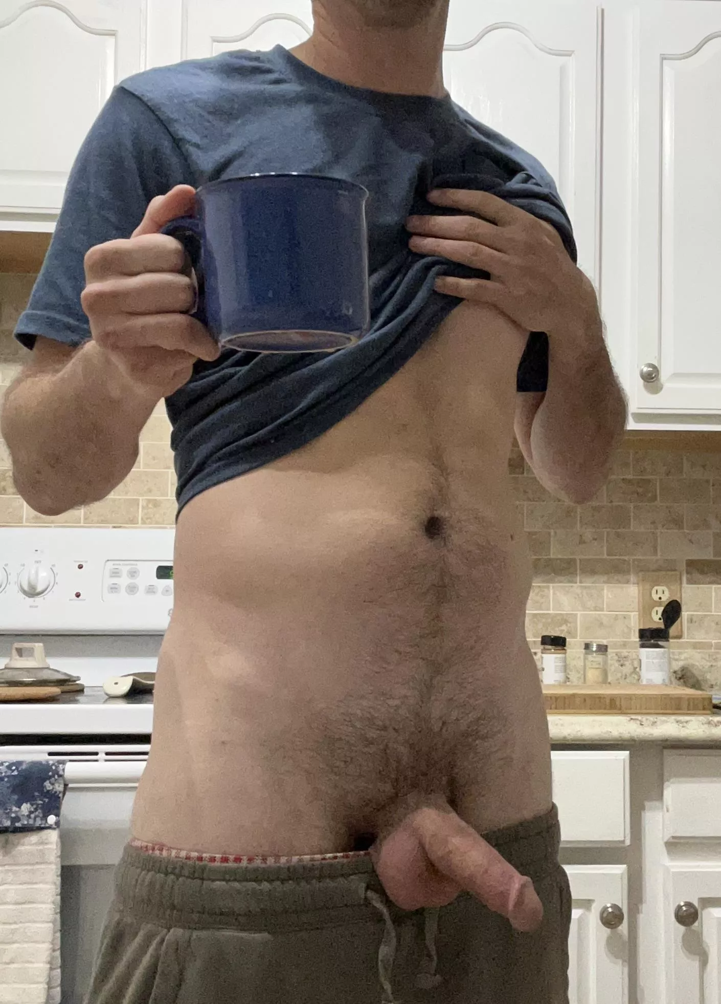 Coffee and cock? How’s that make you feel?