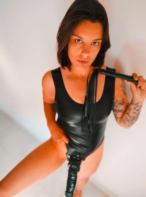 Come sit next to me. Put your face in my lap and say yes my Goddess. 