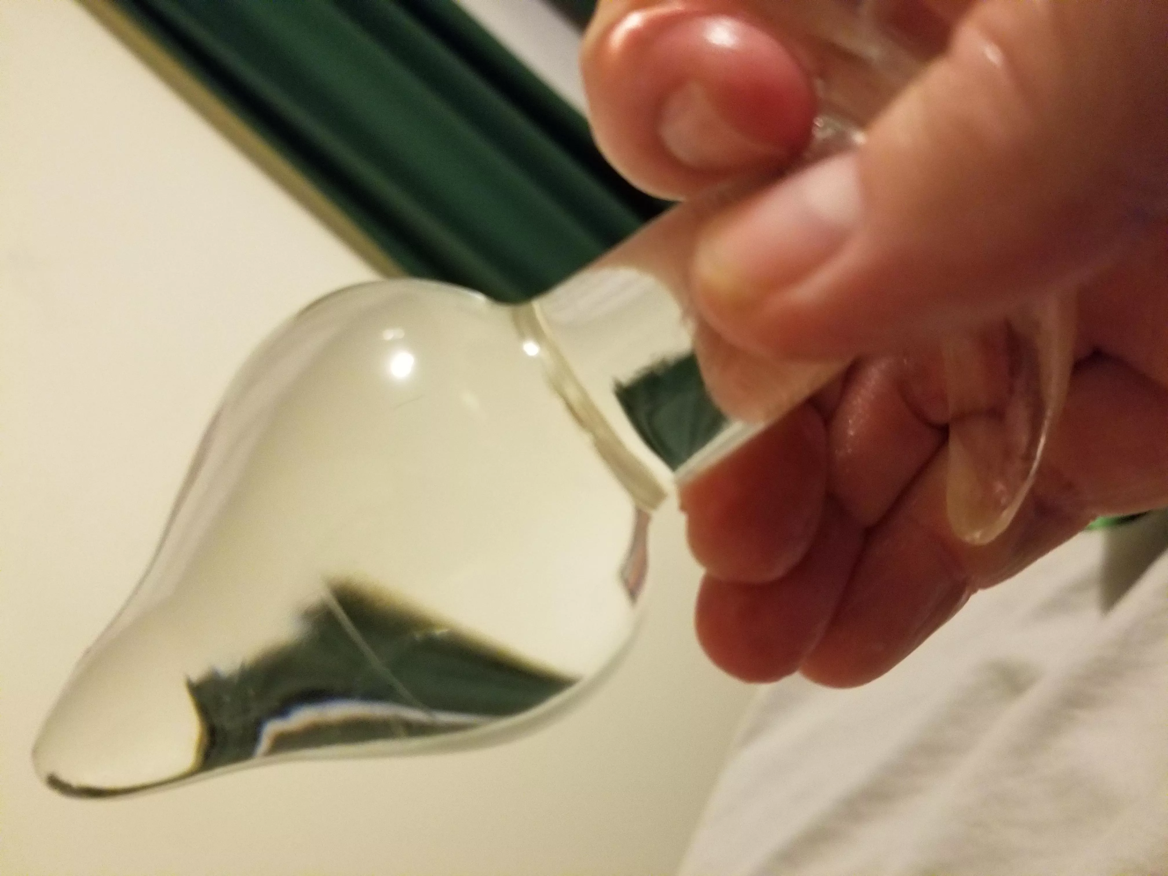 daily buttplug user here. This is my 6inch girth glass one [56]