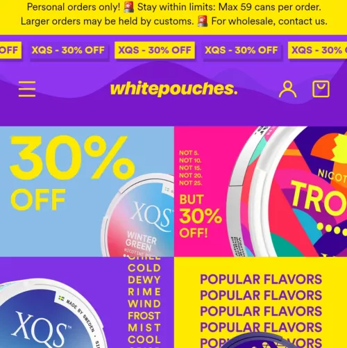 DHL or UPS from Whitepouches?