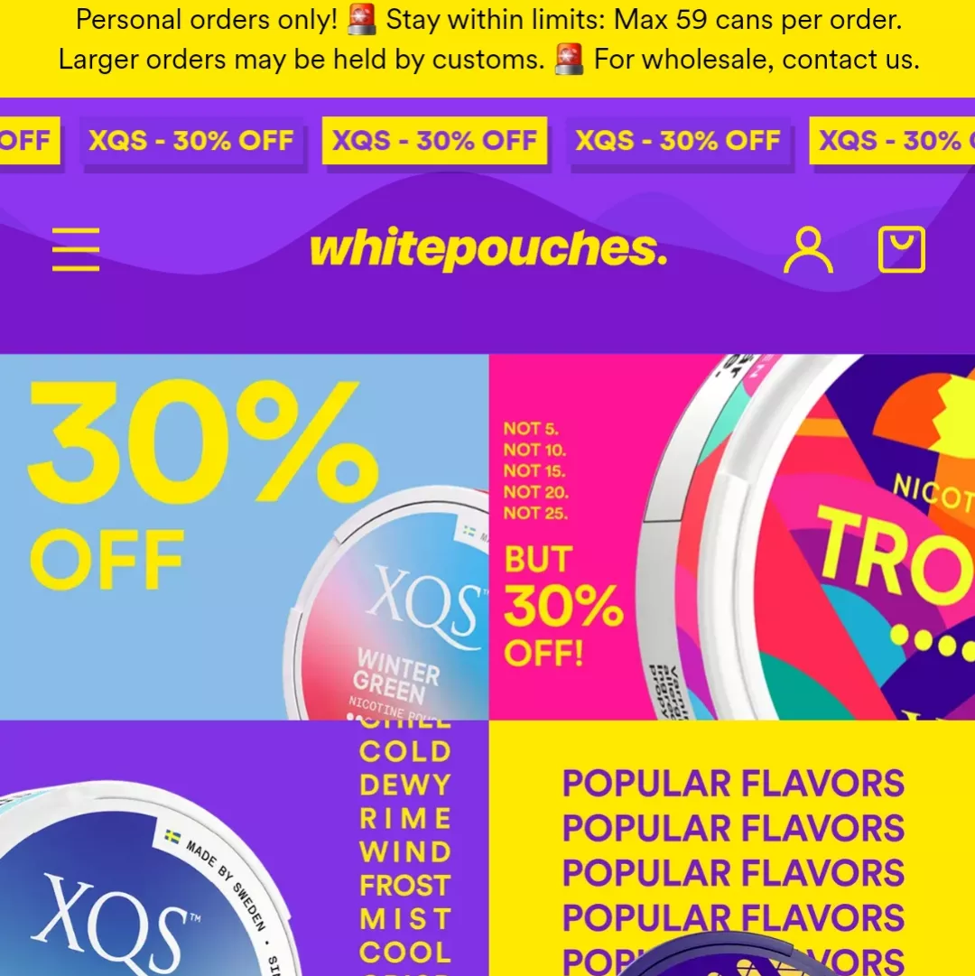 DHL or UPS from Whitepouches?