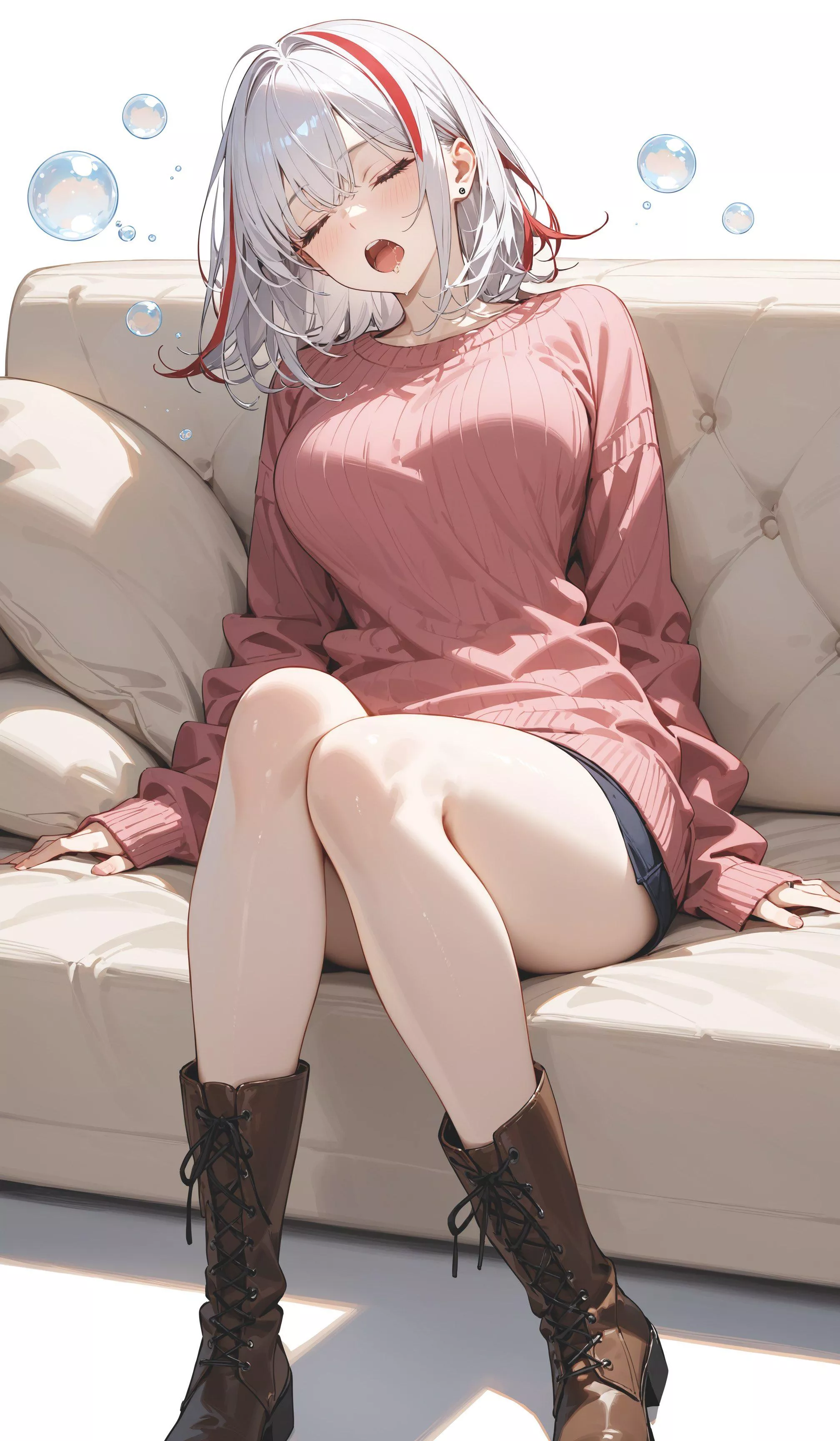 Dozing off on the Couch