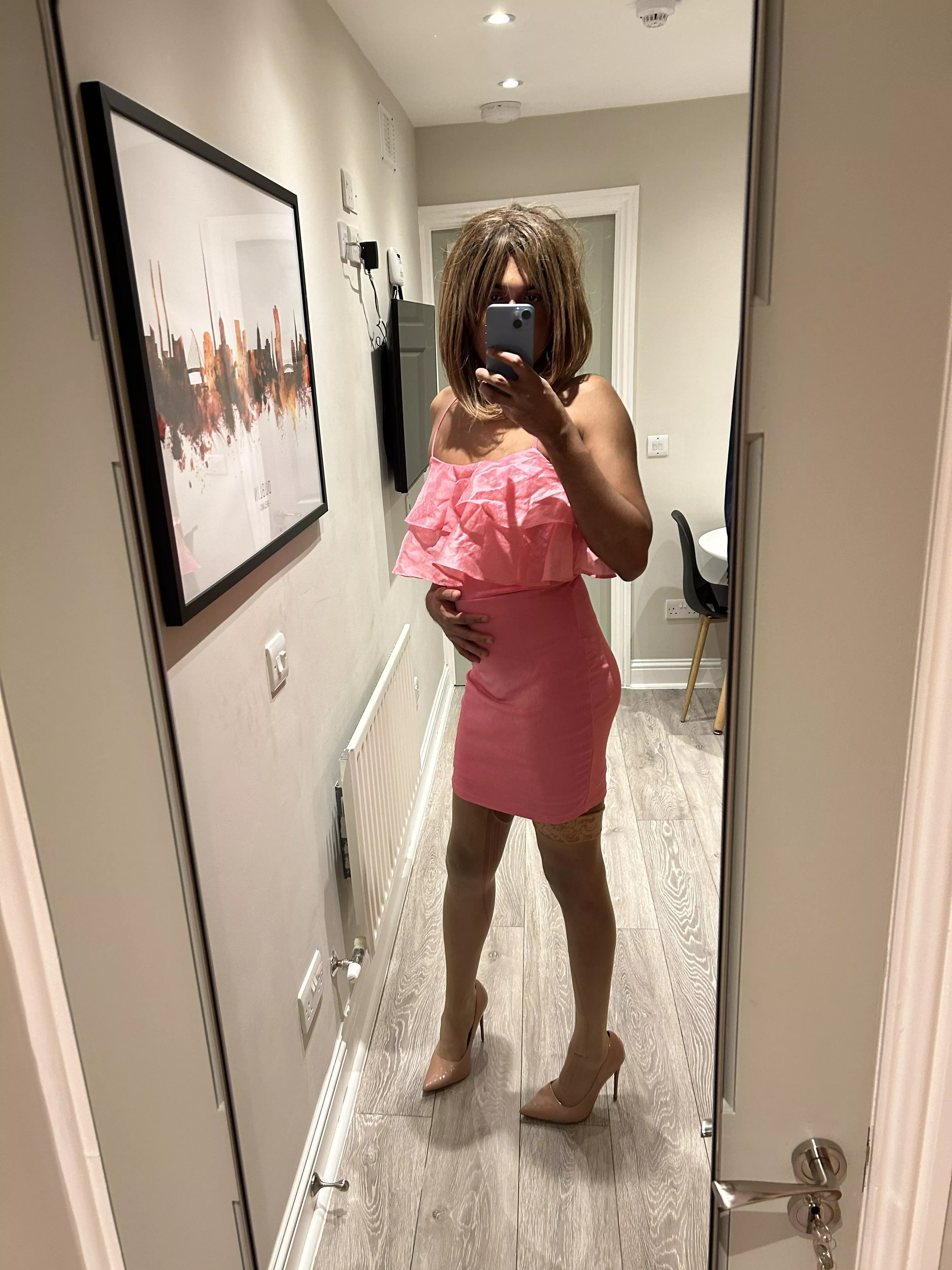 Dressed and ready for drinks at Pantibar 💋