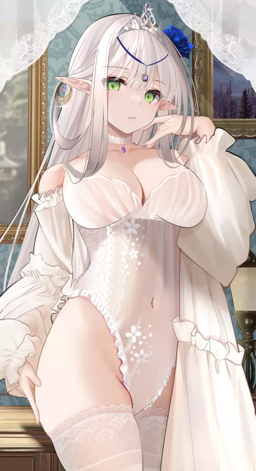 Elf princess striking a pose