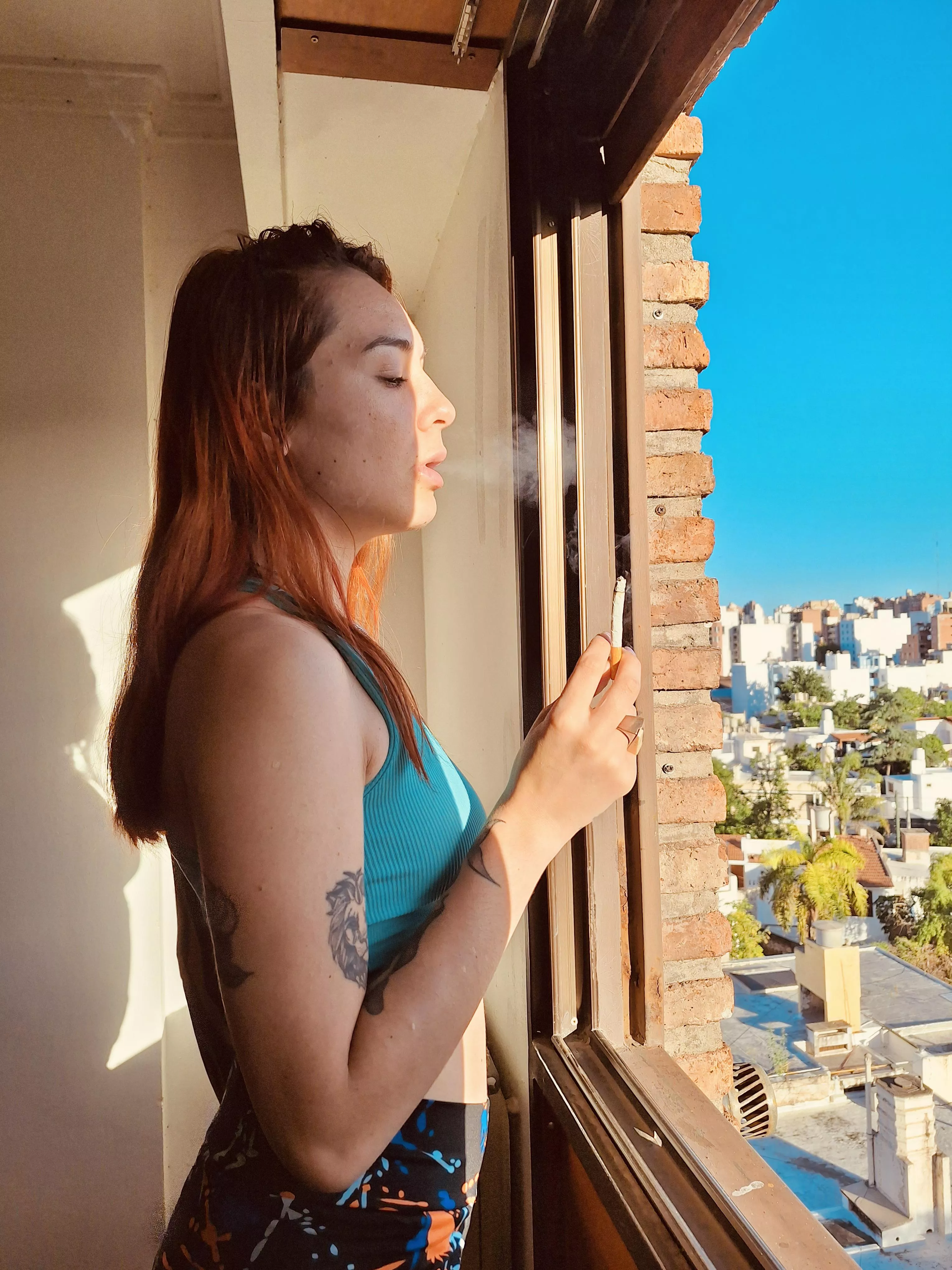 Enjoy the view and smoke 