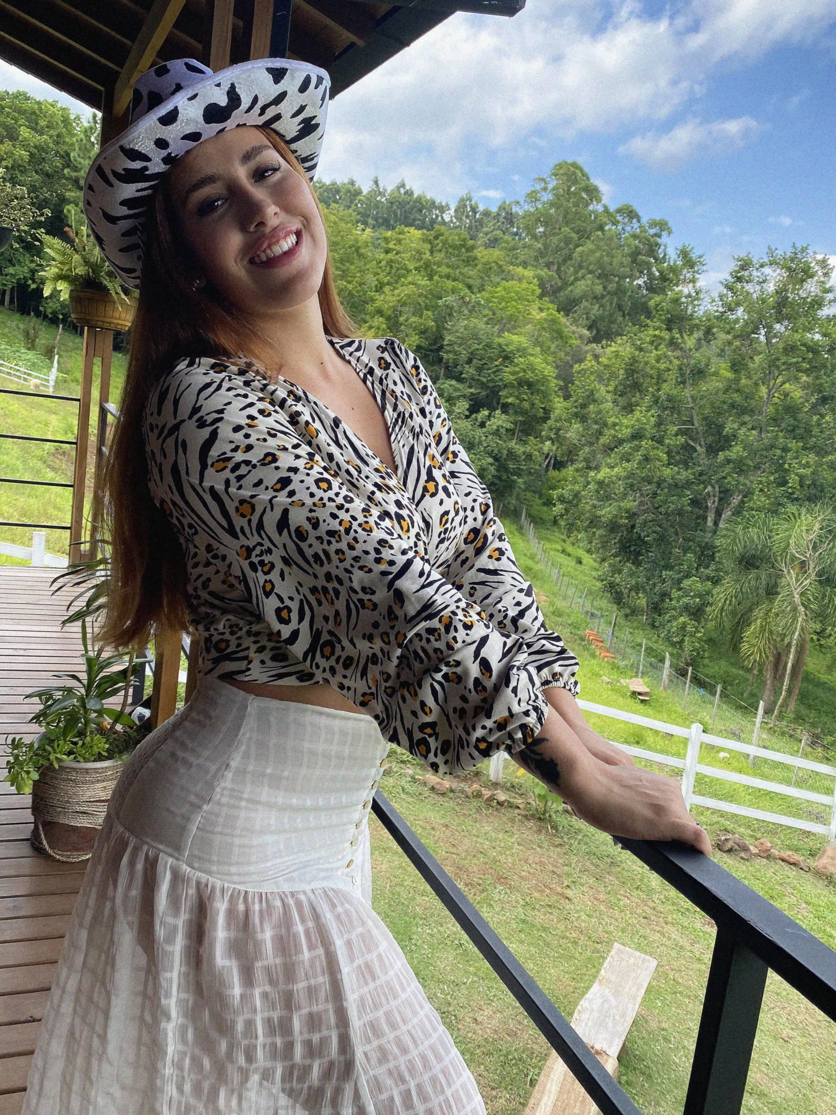 Feeling spotted and stylish in my Dalmatian hat!