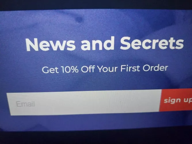 First order discount?