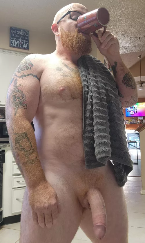 Fresh out of the shower 🚿 