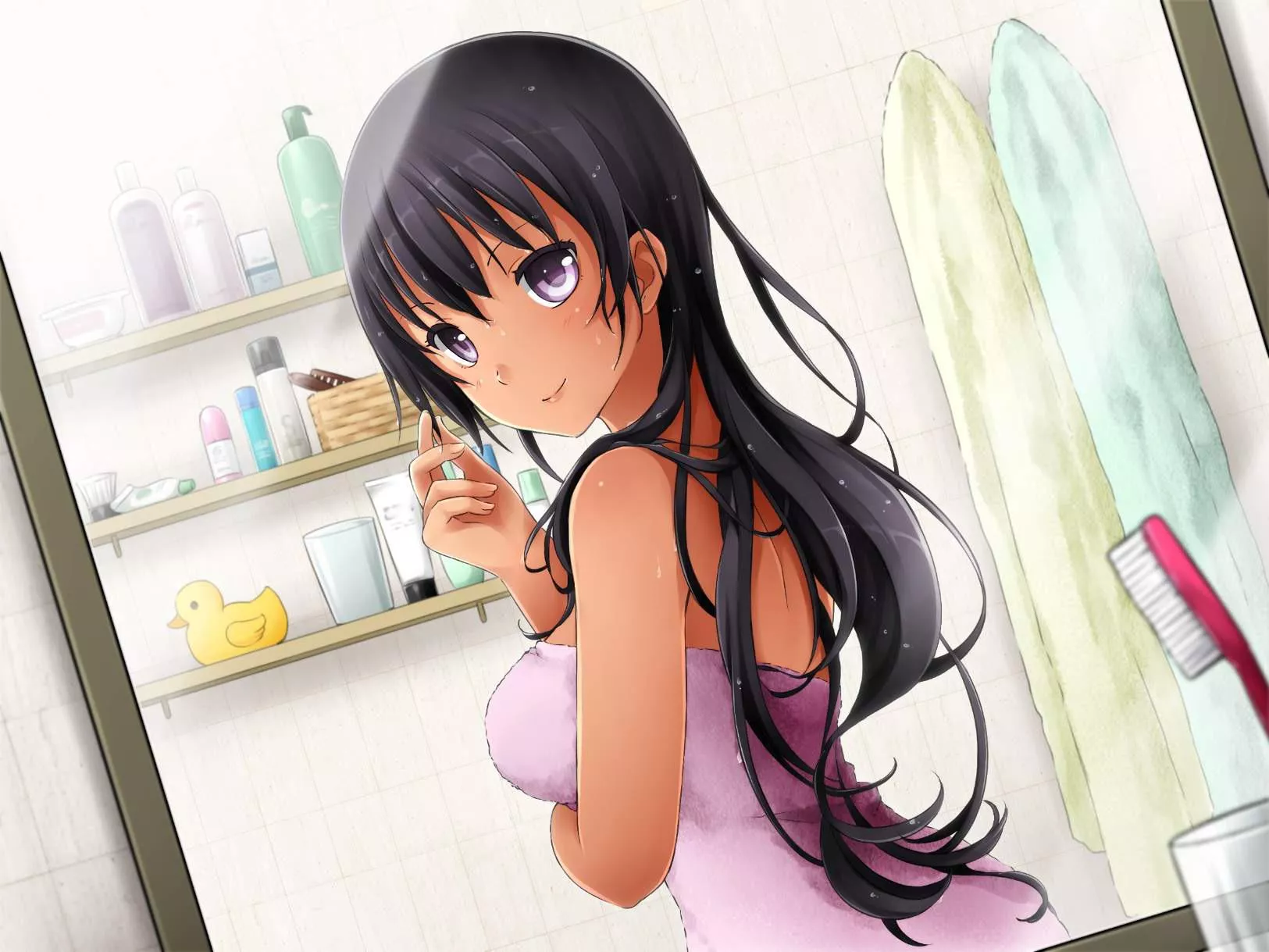 Fun discussion: which Huniepop girl, from both games, would you share a romantic shower with? 