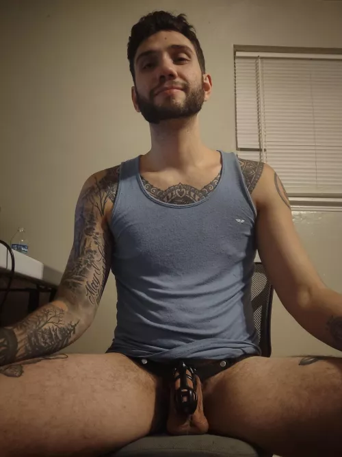 Good boys stay locked during weekends 