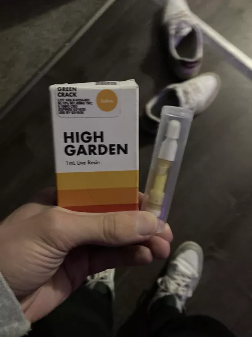 got a luh cart from the dispo gifted to me… tastes amazing