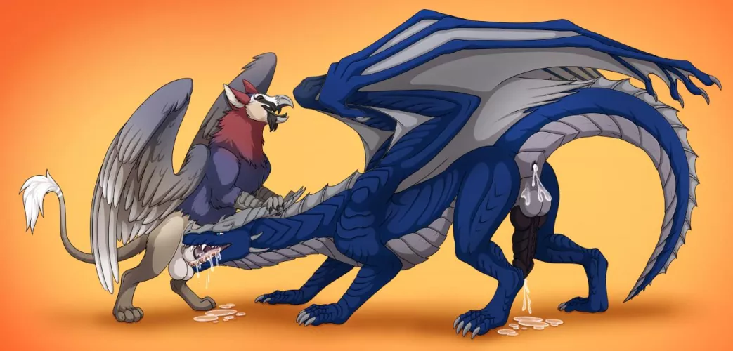 Gryphon and dragon (zetsin) [M]