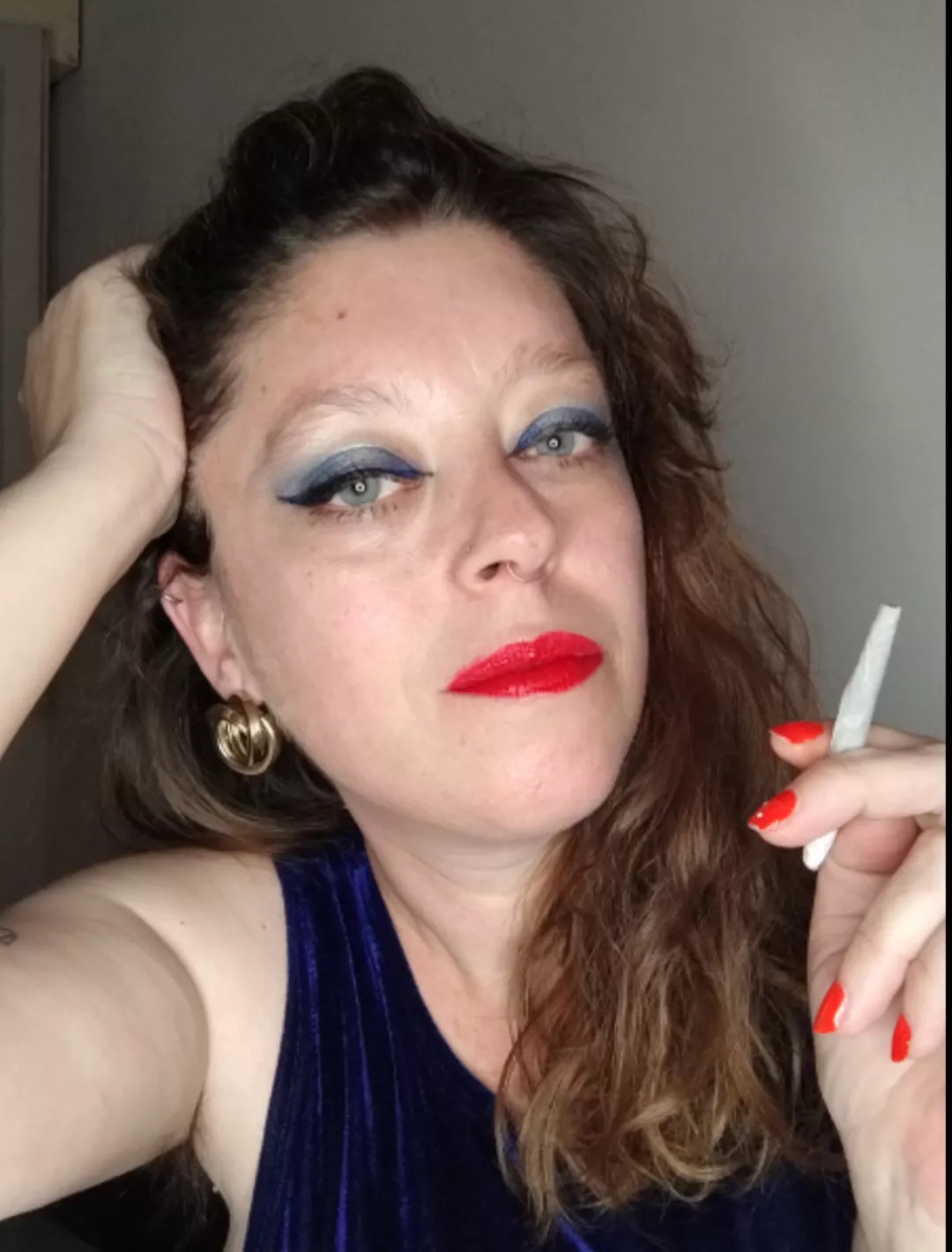 I could give you a kiss of tobacco 