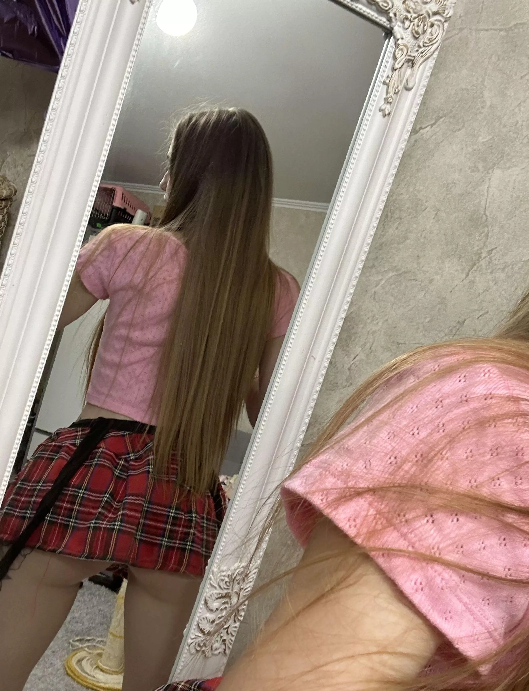 I have a feeling youre not gonna be happy about the panties under my skirt