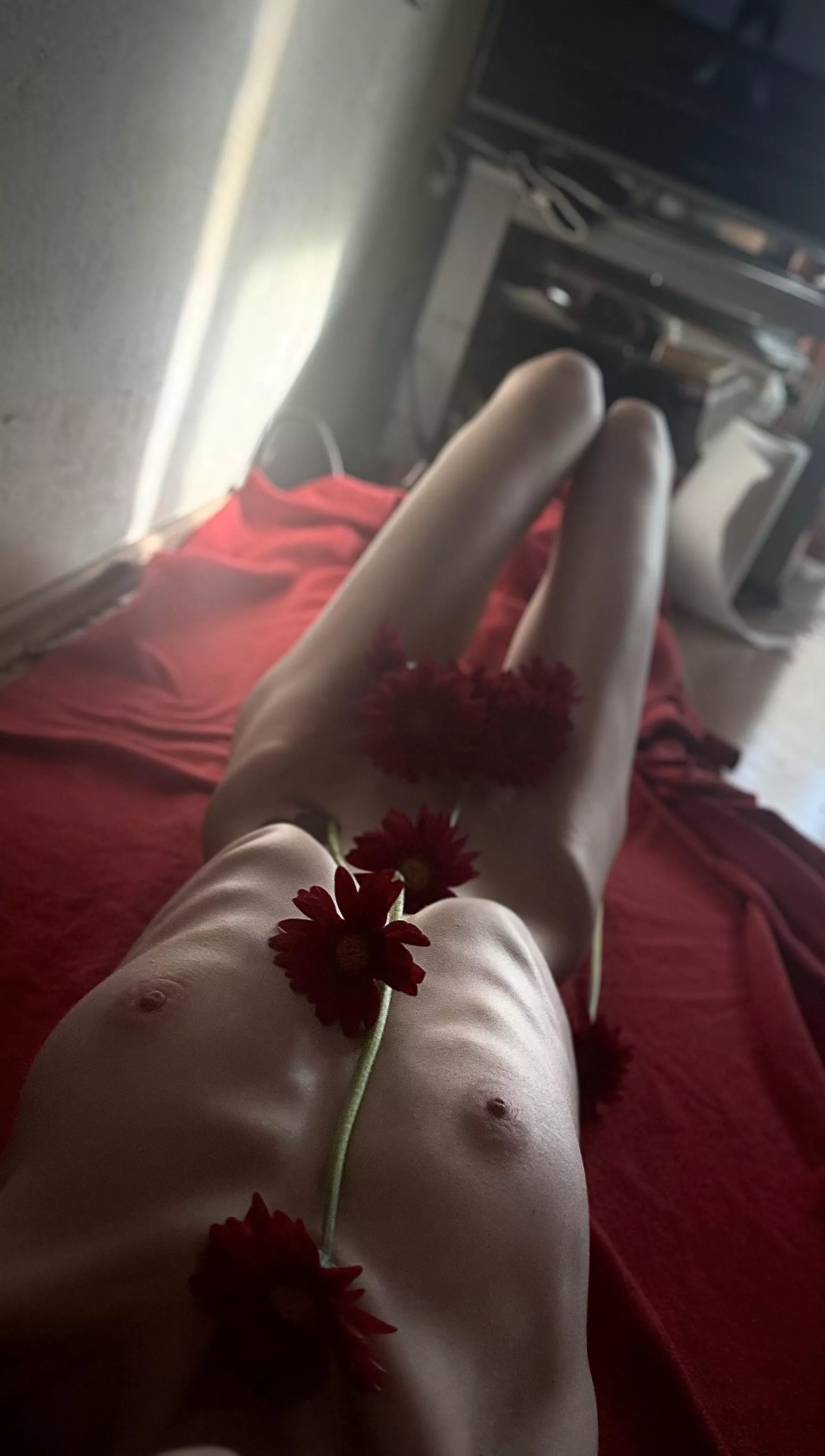 I really hope my skinny naked body makes you hard